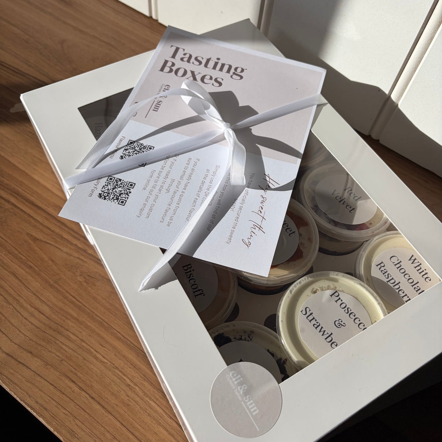 Cake Tasing Boxes
